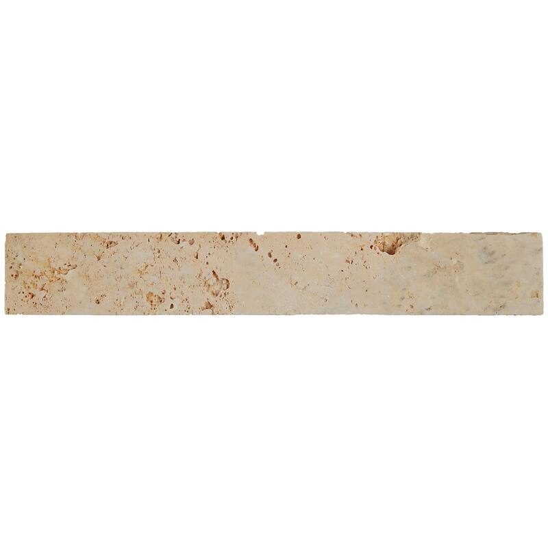 Select Travertine Stone 2x12-inch Chair Rail in Ivory Classico - 2x12