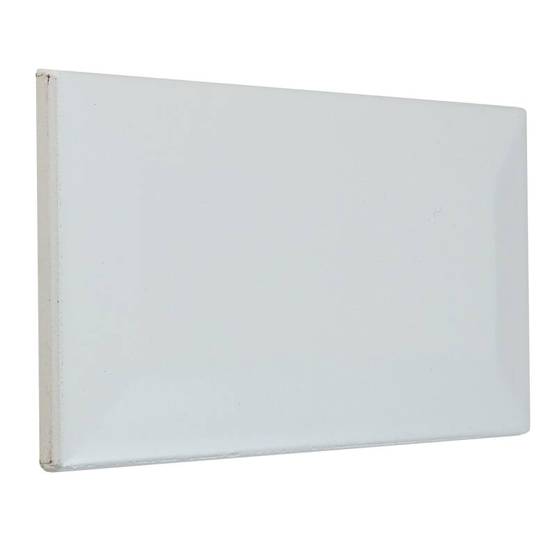 Classic Ceramic 3x6-inch Bullnose 6-inch side in Matte Elemental Tan - 3x6