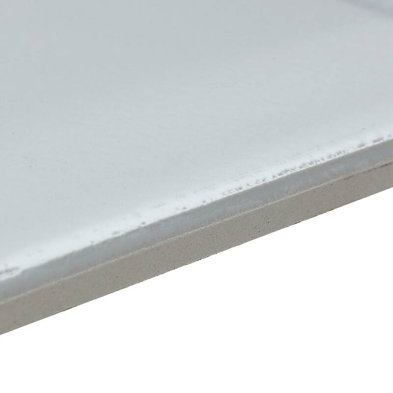 Classic Ceramic 3x6-inch Bullnose 6-inch side in Matte Elemental Tan - 3x6