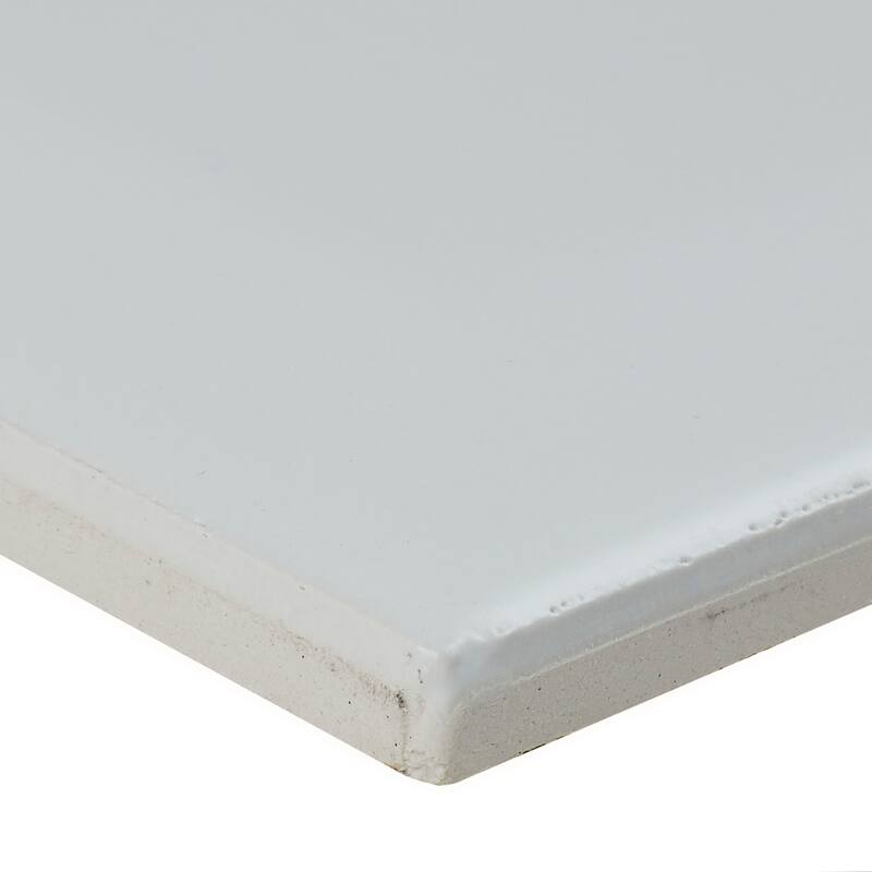 Classic Ceramic 3x6-inch Bullnose 6-inch side in Matte Elemental Tan - 3x6