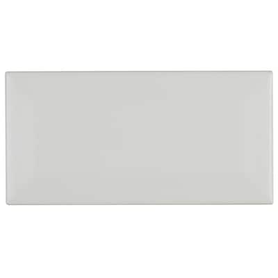 Classic Ceramic 3x6-inch Bullnose 6-inch side in Matte Elemental Tan - 3x6