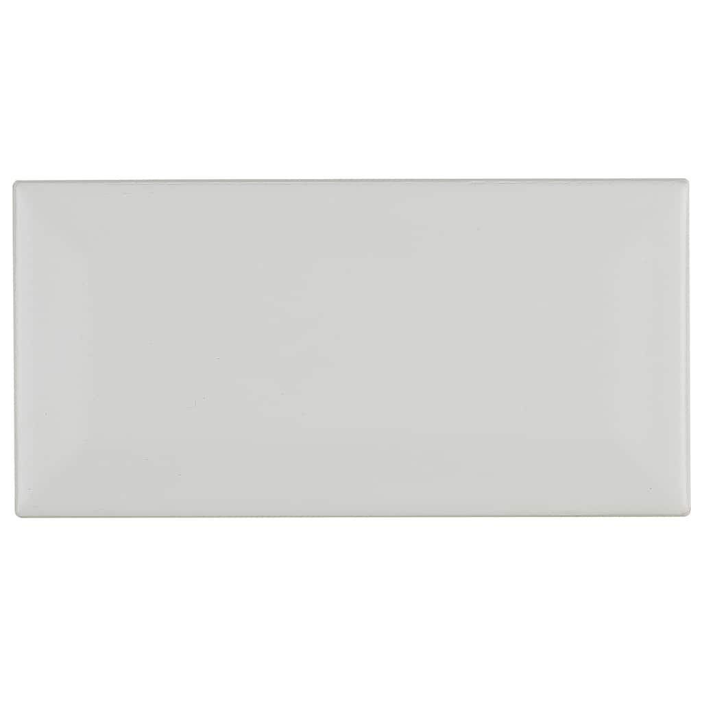 Classic Ceramic 3x6-inch Bullnose 6-inch side in Matte Elemental Tan - 3x6