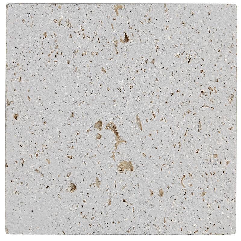 Select Travertine Stone 6x6-inch Tumbled in Ivory Classico - 6x6