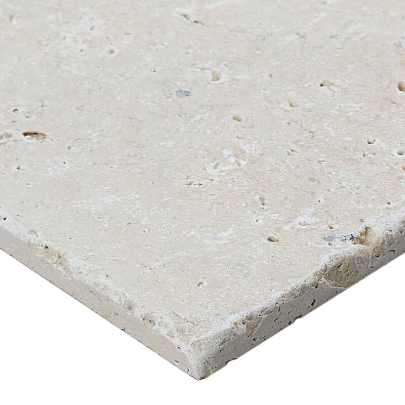Select Travertine Stone 6x6-inch Tumbled in Ivory Classico - 6x6