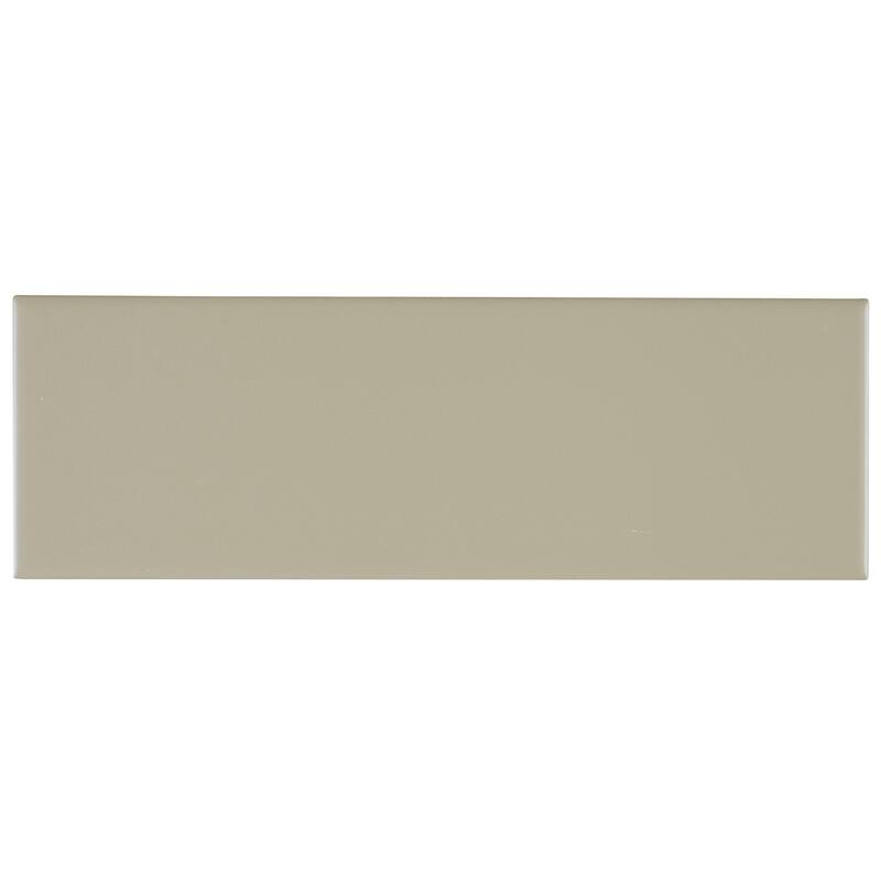 Sophisticated 4x12-inch Glazed Ceramic Field Tile in Matte Architectural Gray - 4x12
