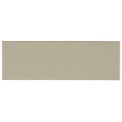 Sophisticated 4x12-inch Glazed Ceramic Field Tile in Matte Architectural Gray - 4x12