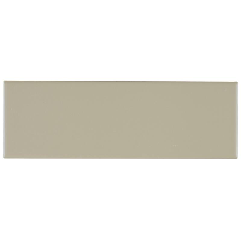 Sophisticated 4x12-inch Glazed Ceramic Field Tile in Matte Architectural Gray - 4x12