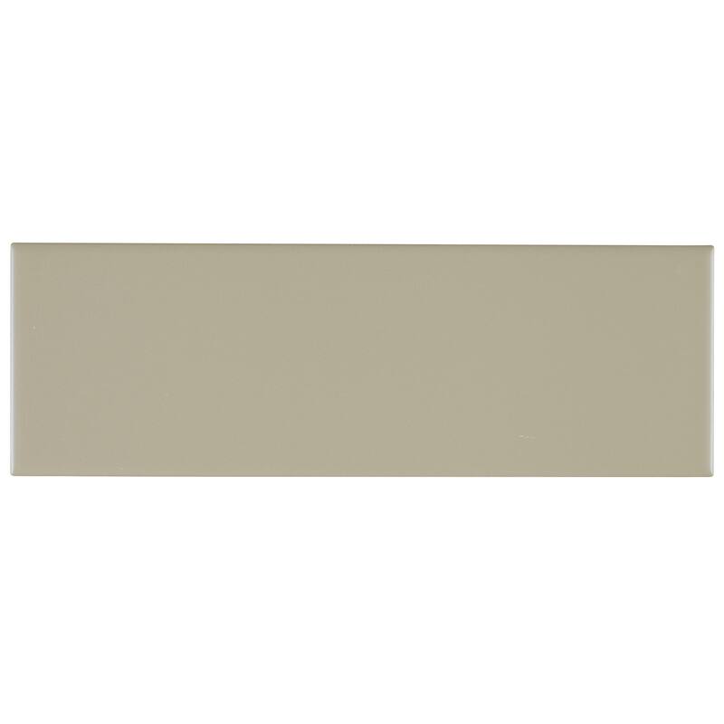 Sophisticated 4x12-inch Glazed Ceramic Field Tile in Matte Architectural Gray - 4x12