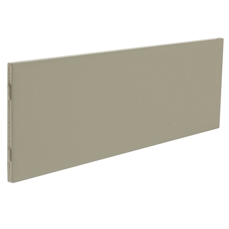 Sophisticated 4x12-inch Glazed Ceramic Field Tile in Matte Architectural Gray - 4x12