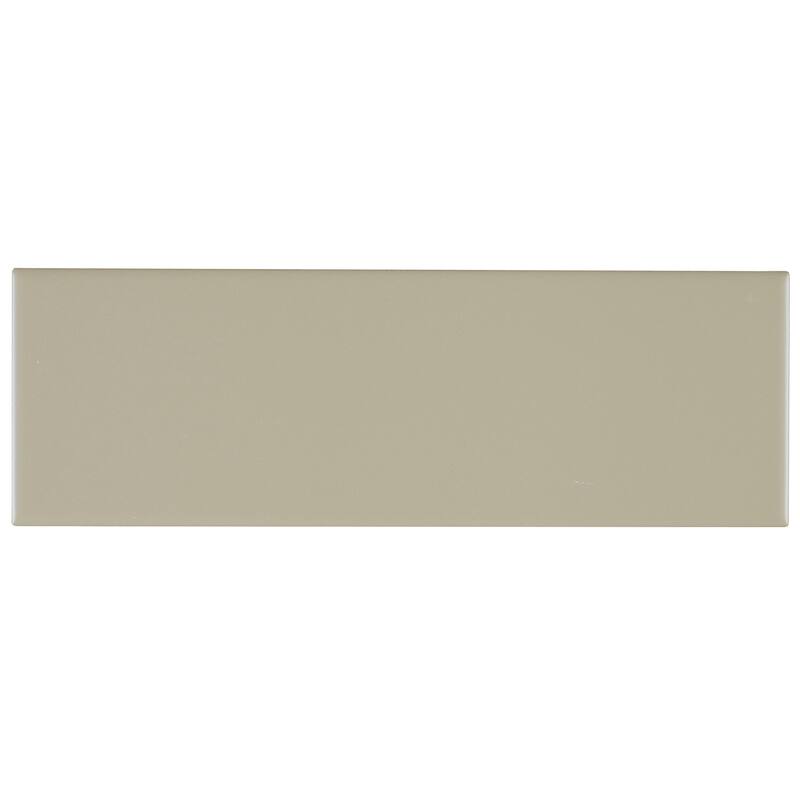Sophisticated 4x12-inch Glazed Ceramic Field Tile in Matte Architectural Gray - 4x12