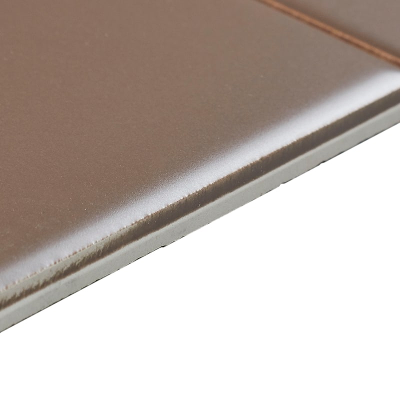 Classic Ceramic 3x6-inch Wall Tile in Matte Artisan Brown - 3x6