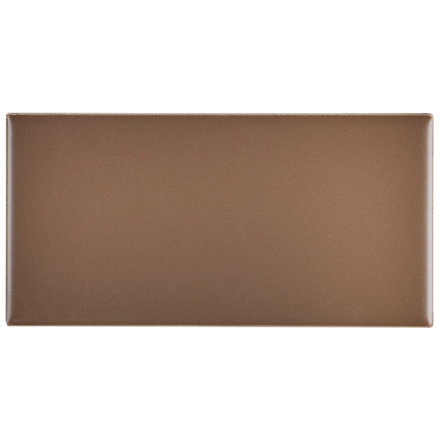 Classic Ceramic 3x6-inch Wall Tile in Matte Artisan Brown - 3x6