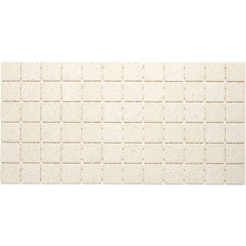 Porcelain 2x2-inch Mosaic Tile in Marble - 12x24