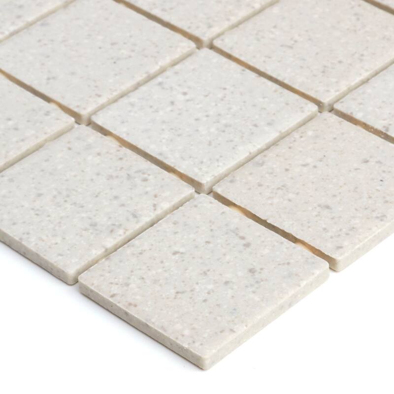 Porcelain 2x2-inch Mosaic Tile in Marble - 12x24
