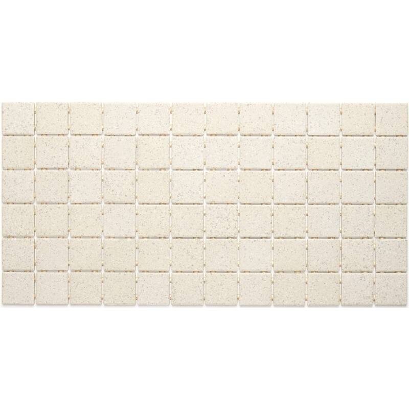 Porcelain 2x2-inch Mosaic Tile in Marble - 12x24