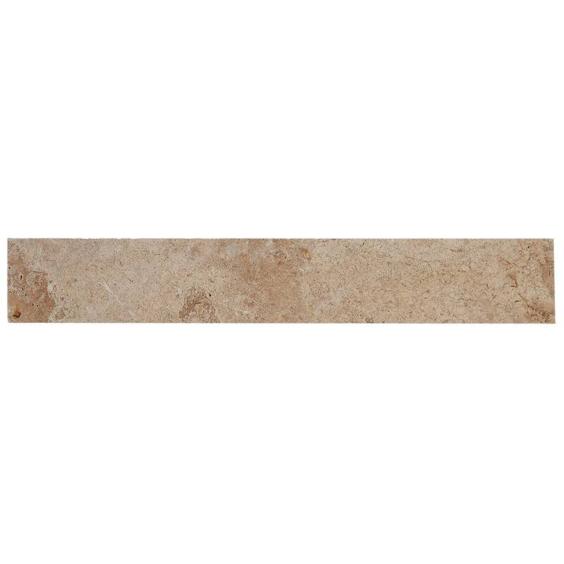 Select Travertine Stone 2x12-inch Chair Rail in Light Noce - 2x12