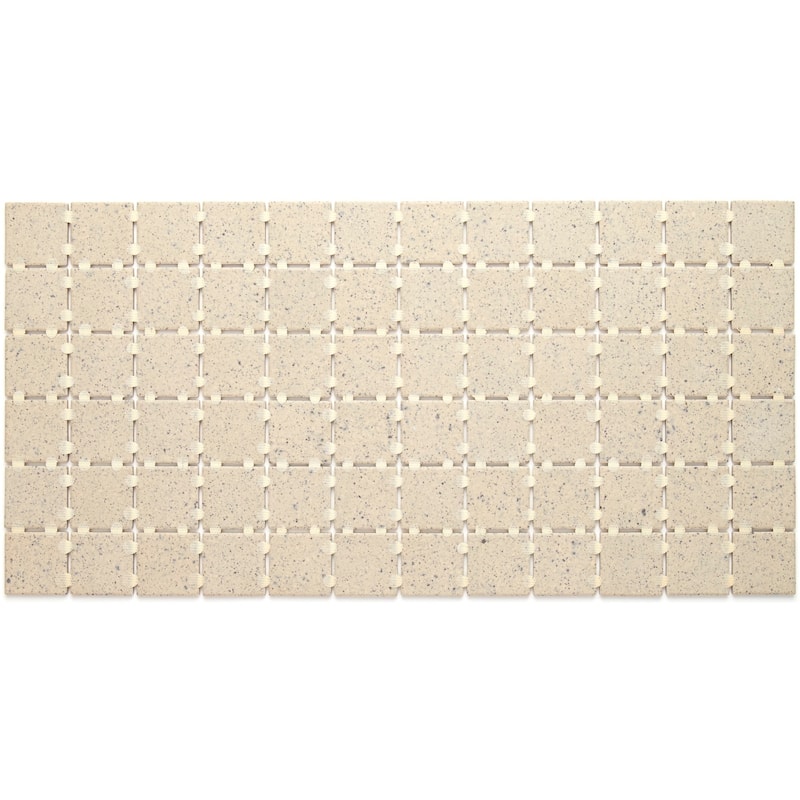 Porcelain 2x2-inch Mosaic Tile in Buffstone Range - 12x24