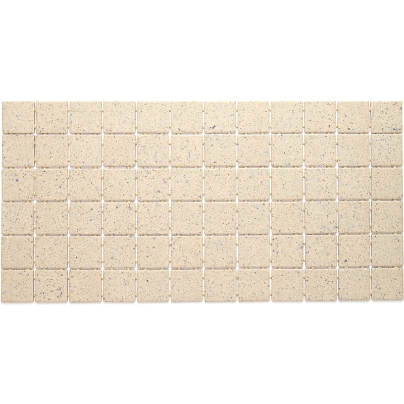 Porcelain 2x2-inch Mosaic Tile in Buffstone Range - 12x24