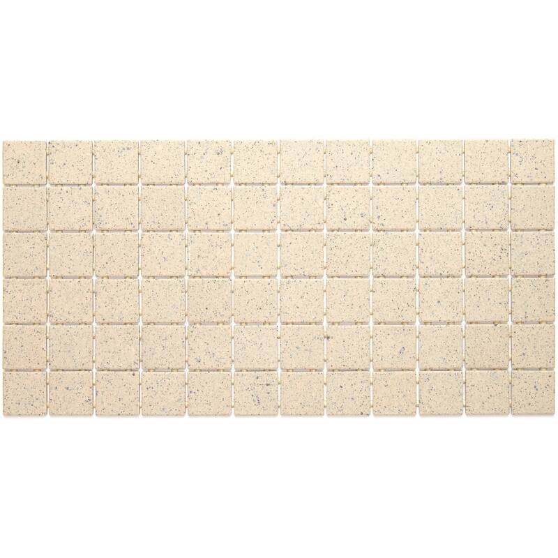 Porcelain 2x2-inch Mosaic Tile in Buffstone Range - 12x24