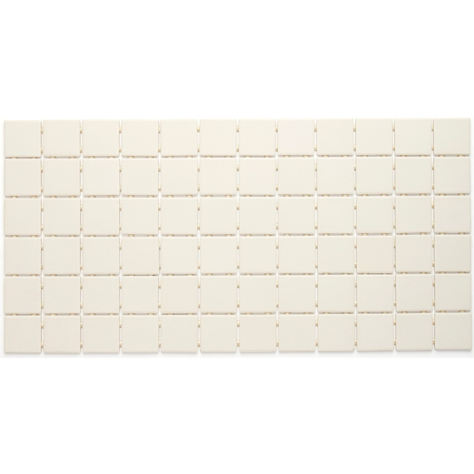 Porcelain 2x2-inch Mosaic Tile in Almond - 12x24