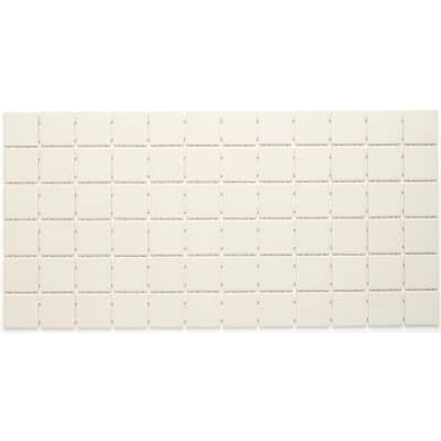 Porcelain 2x2-inch Mosaic Tile in Almond - 12x24