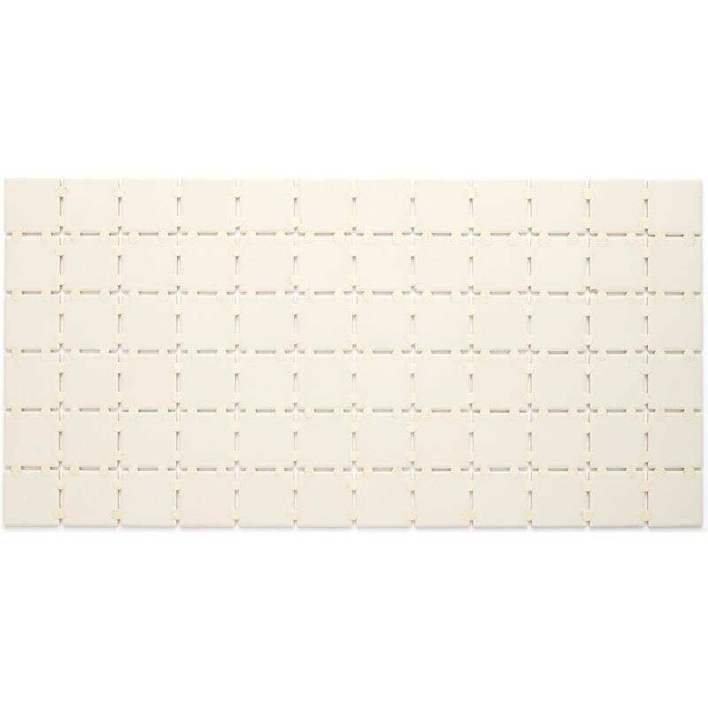 Porcelain 2x2-inch Mosaic Tile in Almond - 12x24