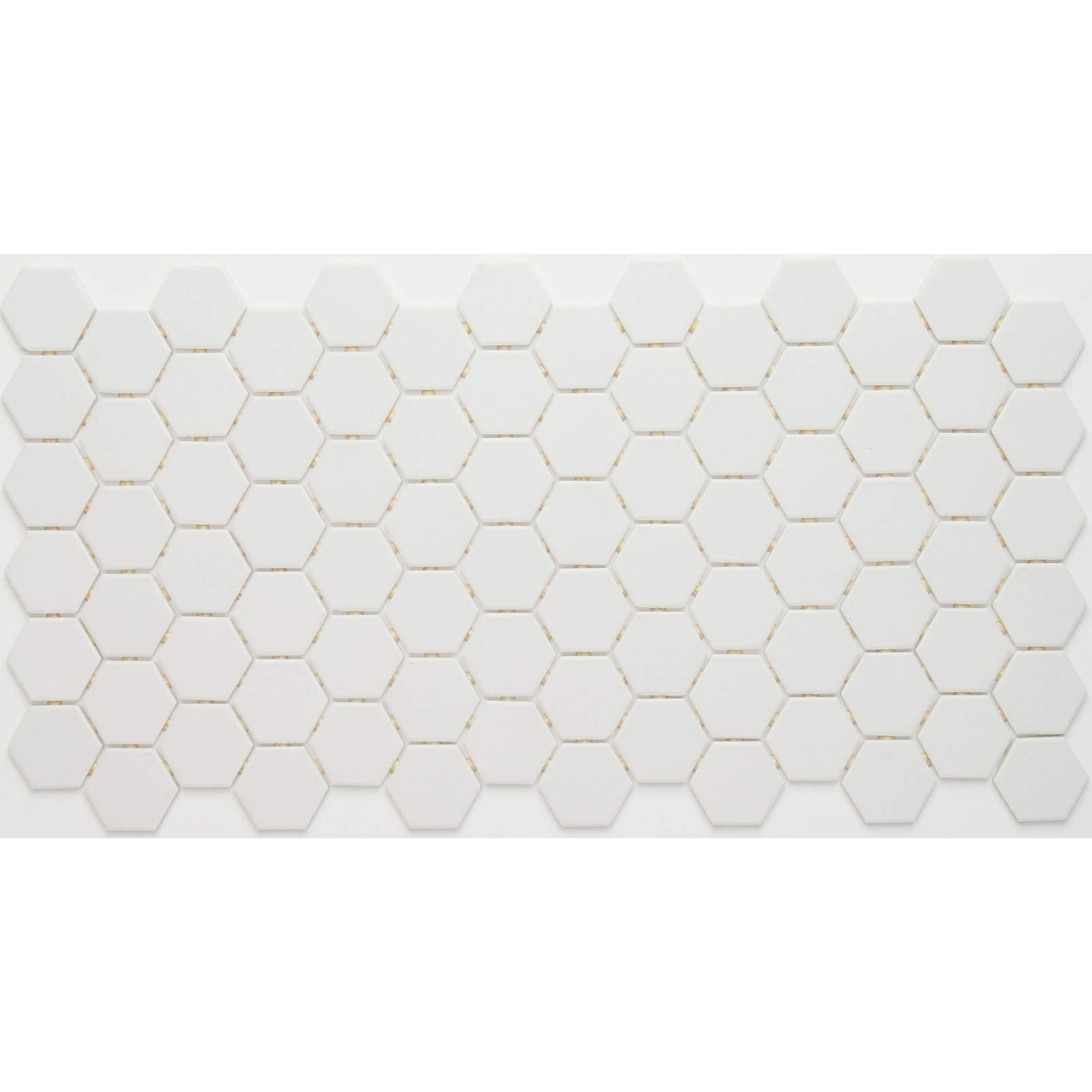 Daltile Porcelain 12x12 Hexagon Mosaic Tile - 12x24