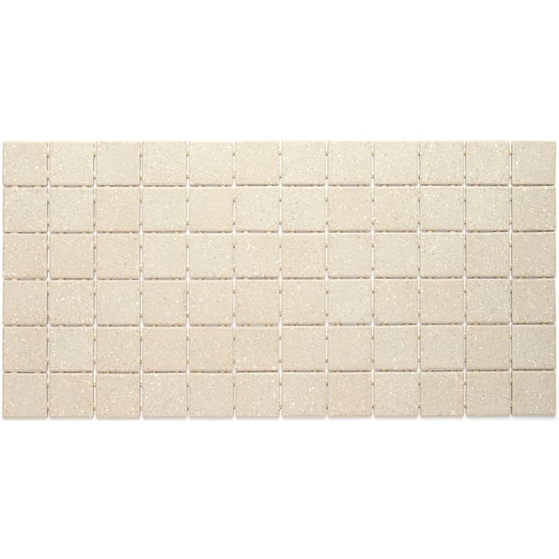 Porcelain 2x2-inch Mosaic Tile in Urban Putty Speckle - 12x24