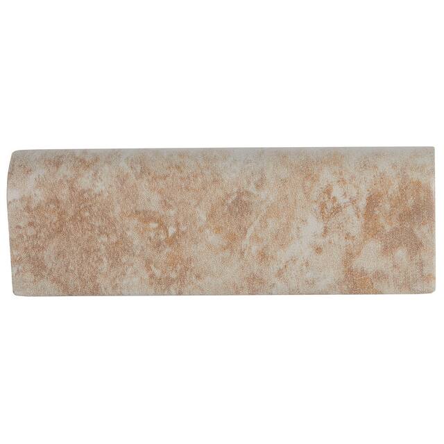 Rustic Style 2x6-inch Ceramic Bullnose in Raffia - 2X6
