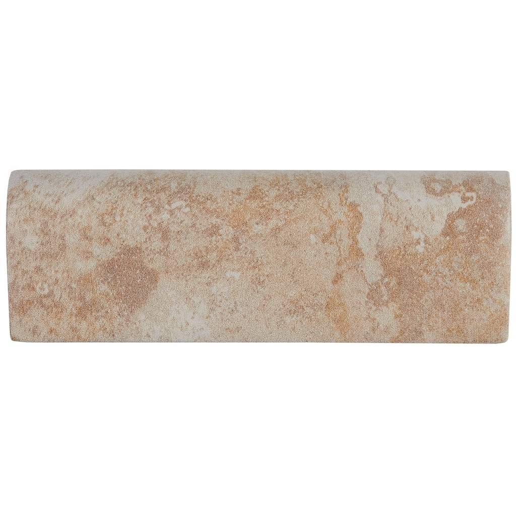 Rustic Style 2x6-inch Ceramic Bullnose in Raffia - 2X6