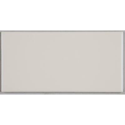 Sophisticated 4x8-inch Glazed Ceramic Field Tile in Matte Biscuit - 4x8