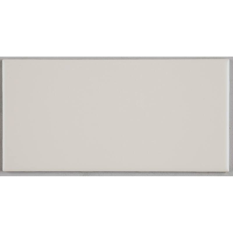 Sophisticated 4x8-inch Glazed Ceramic Field Tile in Matte Biscuit - 4x8
