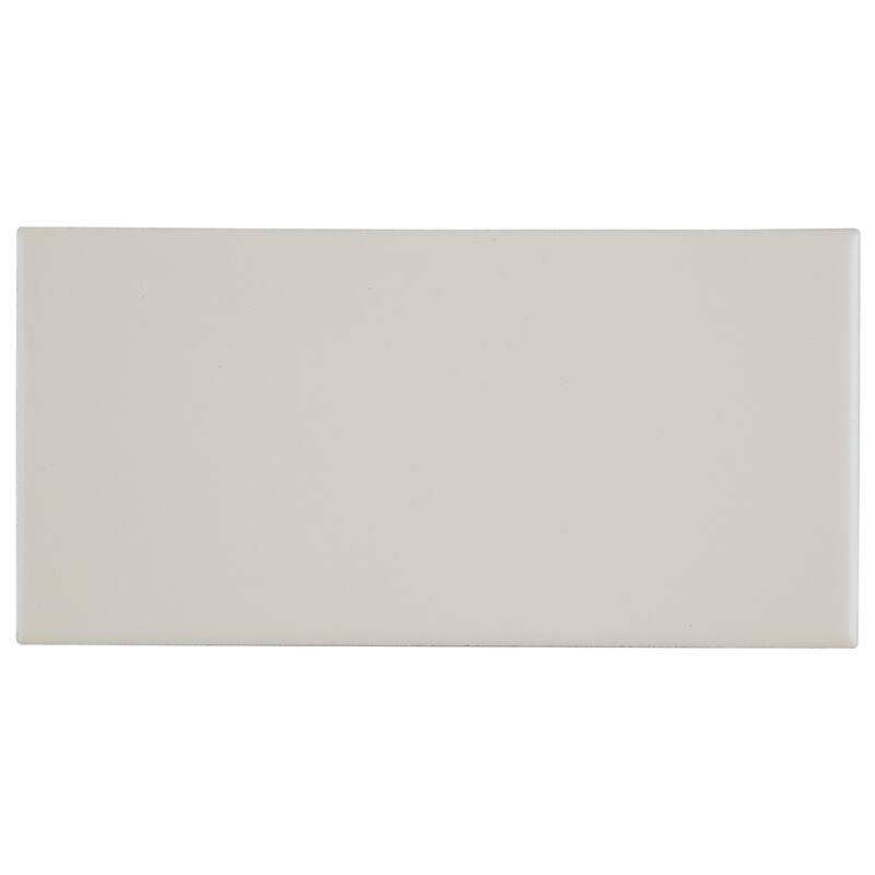 Sophisticated 4x8-inch Glazed Ceramic Field Tile in Matte Biscuit - 4x8