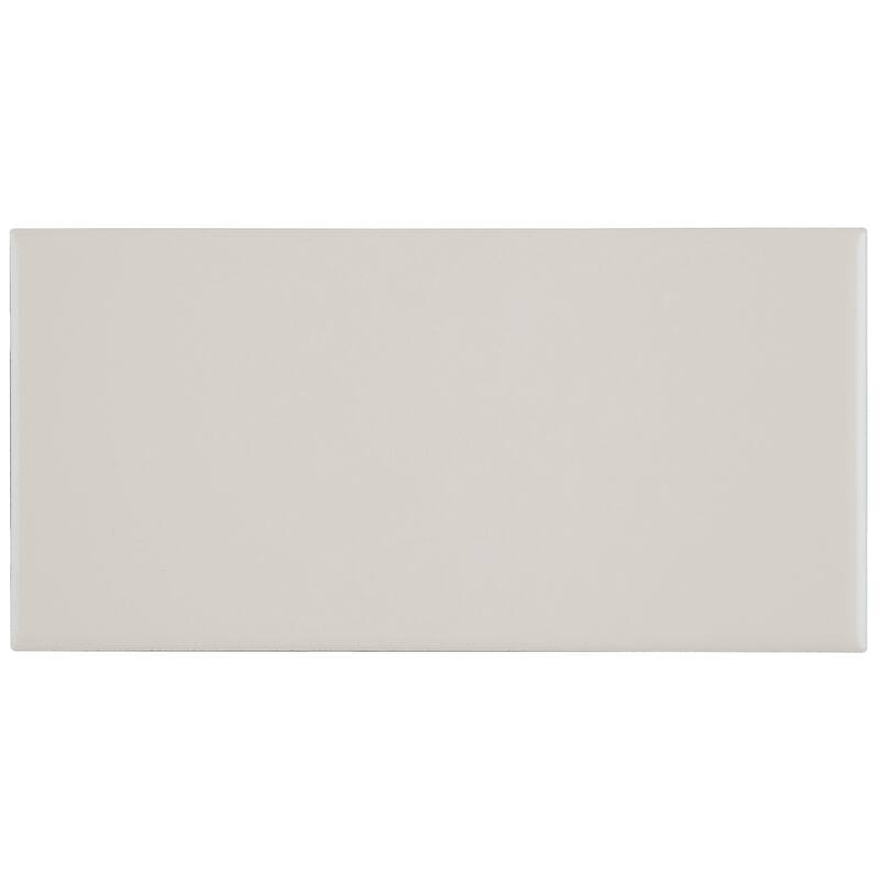 Sophisticated 4x8-inch Glazed Ceramic Field Tile in Matte Biscuit - 4x8
