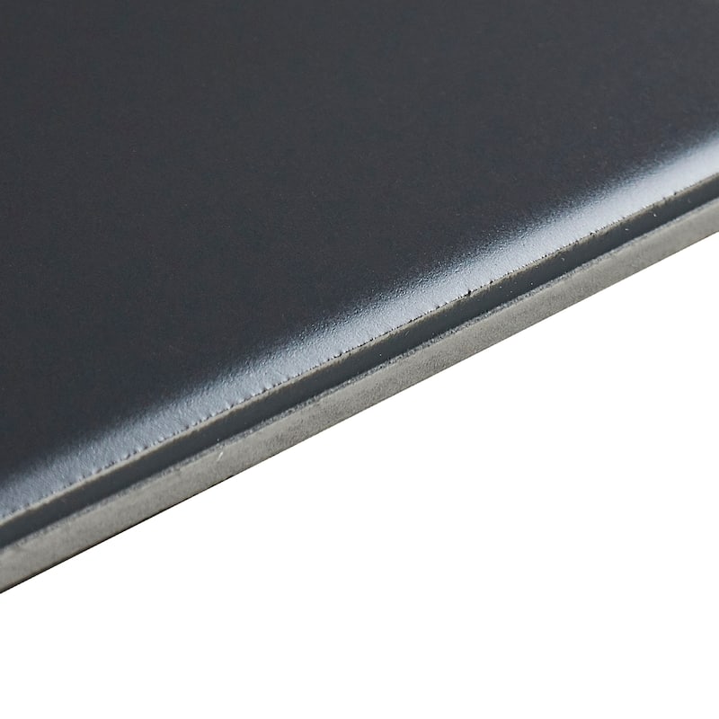 Classic Ceramic 3x6-inch Wall Tile in Matte Black - 3x6