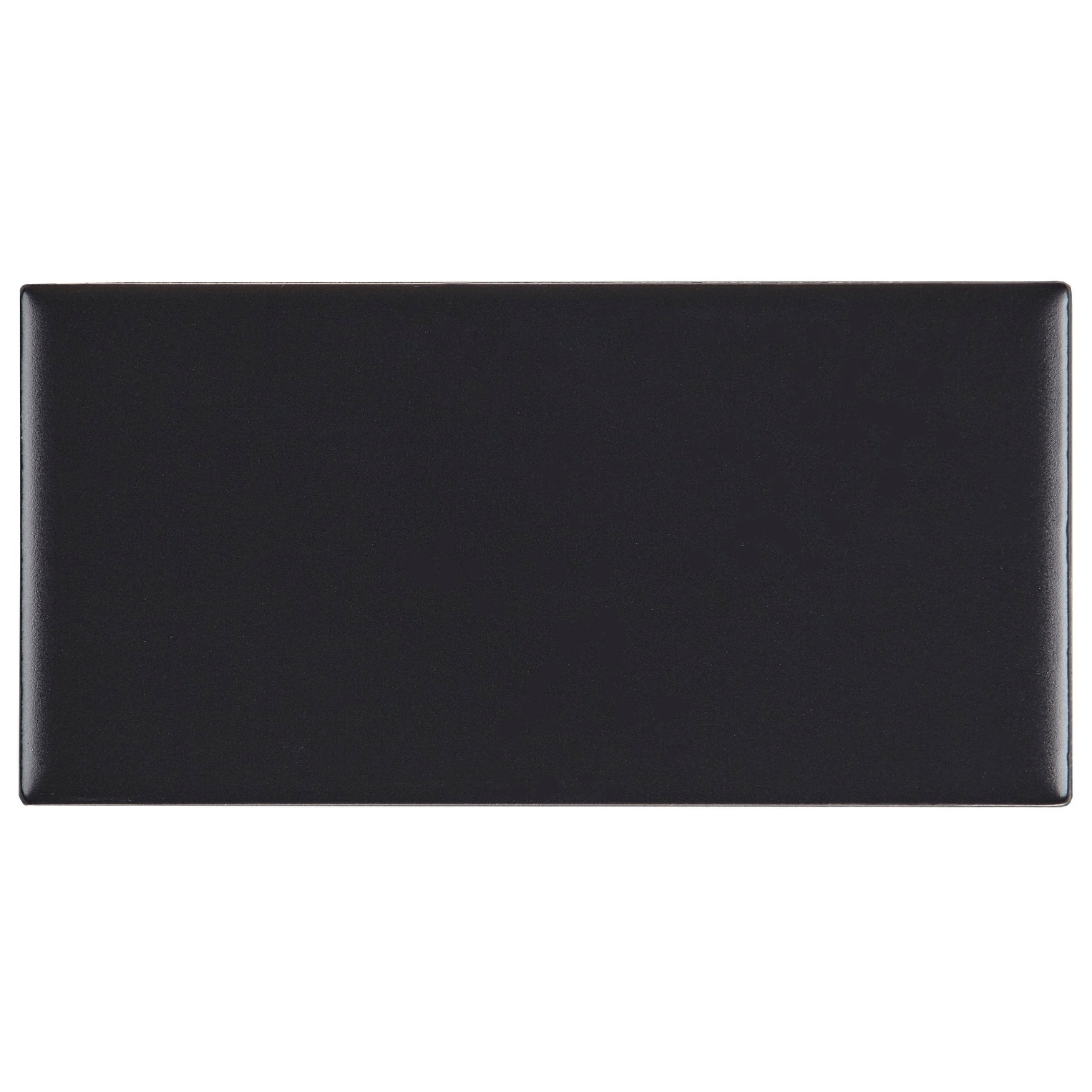 Classic Ceramic 3x6-inch Wall Tile in Matte Black - 3x6