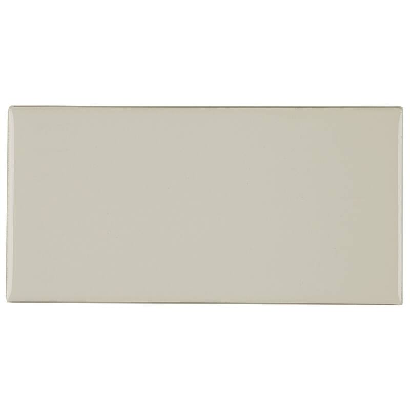 Classic Ceramic 3x6-inch Wall Tile in Biscuit - 3x6