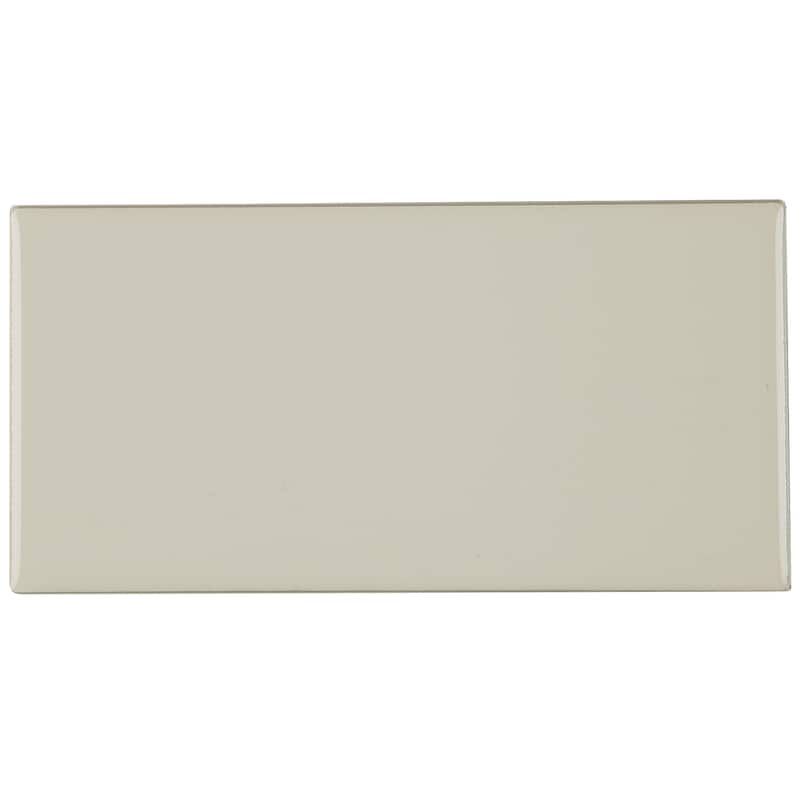 Classic Ceramic 3x6-inch Wall Tile in Biscuit - 3x6