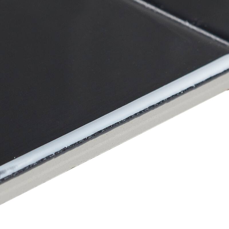 Classic Ceramic 3x6-inch Wall Tile in Black - 3x6