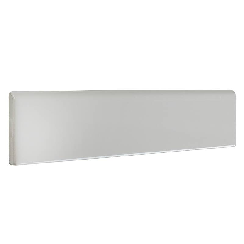 Sophisticated 2x8-inch Glazed Ceramic Bullnose in Biscuit - 2x8