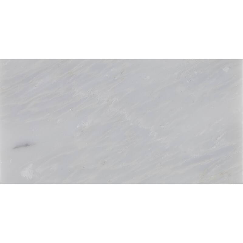 Marble 3x6-inch Honed Field Tile in First Snow Elegance - 3x6