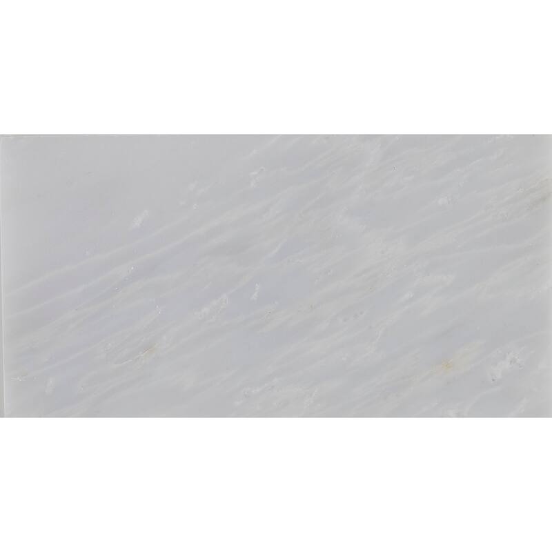 Marble 3x6-inch Honed Field Tile in First Snow Elegance - 3x6