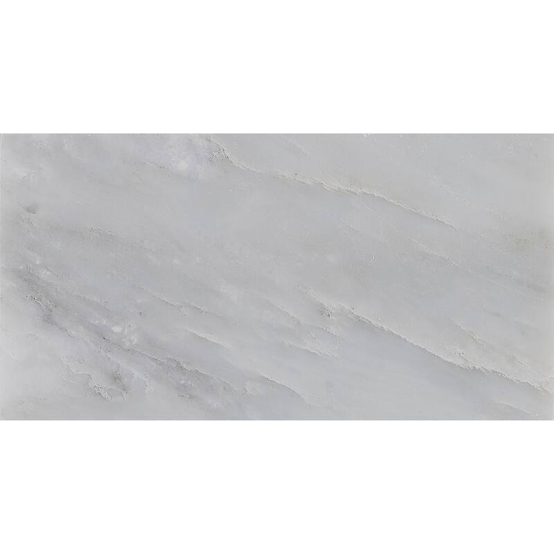Marble 3x6-inch Honed Field Tile in First Snow Elegance - 3x6