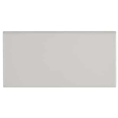Sophisticated 4x8-inch Glazed Ceramic Bullnose in Matte Biscuit - 4x8