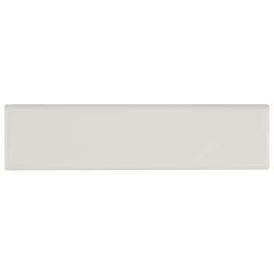 Sophisticated 2x8-inch Glazed Ceramic Bullnose in Matte Biscuit - 2x8