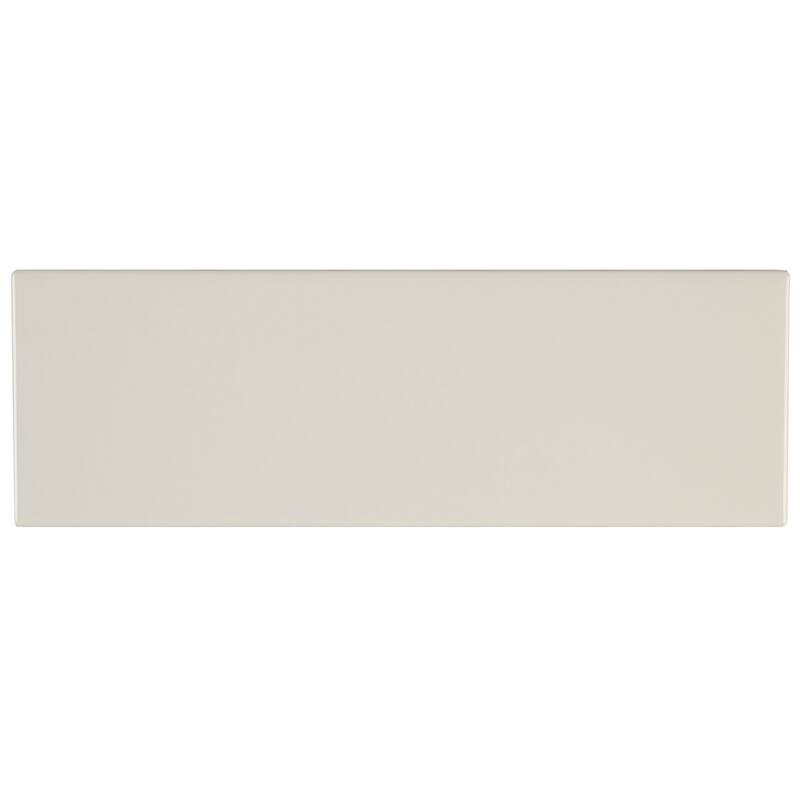 Sophisticated 4x12-inch Glazed Ceramic Field Tile in Biscuit - 4x12