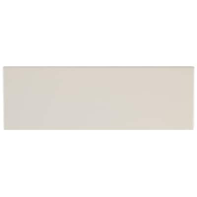 Sophisticated 4x12-inch Glazed Ceramic Field Tile in Biscuit - 4x12