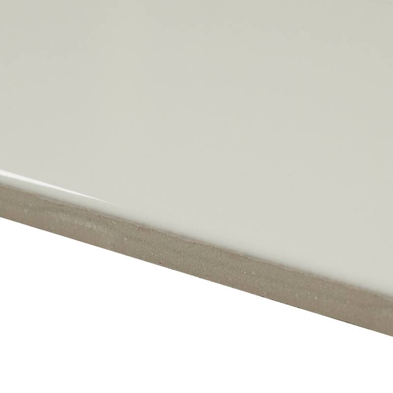 Sophisticated 4x12-inch Glazed Ceramic Field Tile in Biscuit - 4x12
