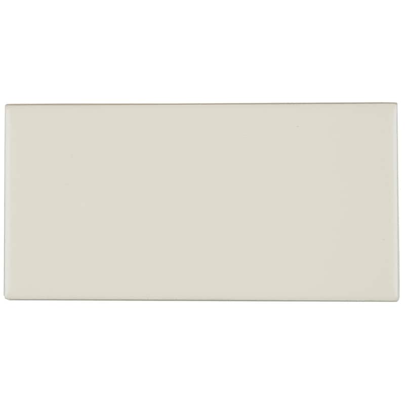 Classic Ceramic 3x6-inch Wall Tile in Matte Biscuit - 3x6