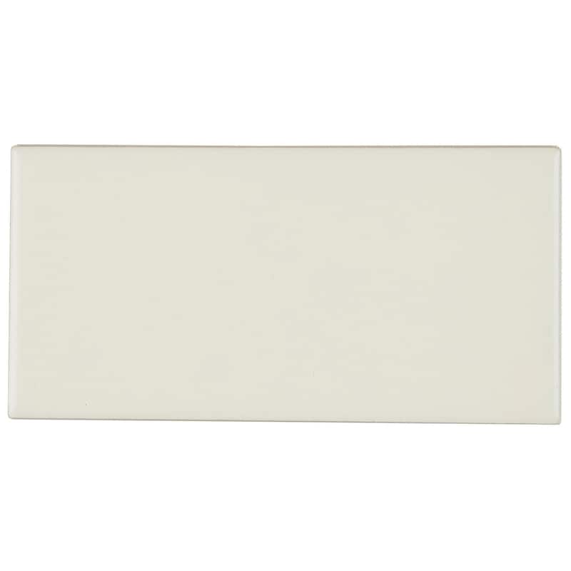 Classic Ceramic 3x6-inch Wall Tile in Matte Biscuit - 3x6